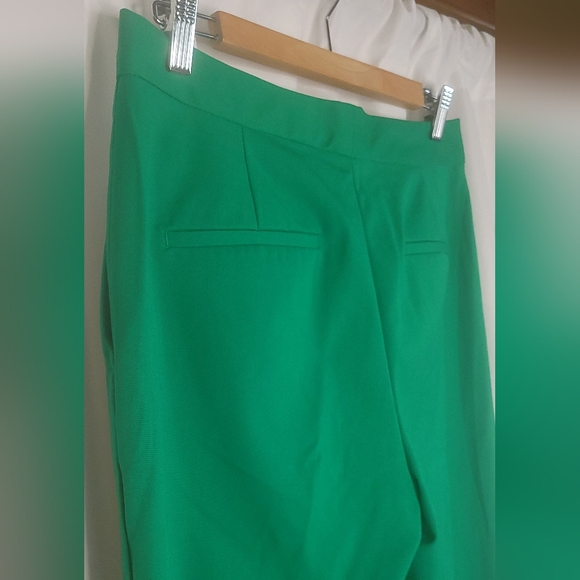 ZARA Green Women's Dress Pants Size 6 Pre-owned In Great Condition - Picture 6 of 6